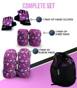 Unicorn Elbow Pad, Knee Pad and Gloves Protective Set - Image 2
