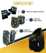 Truck Elbow Pad, Knee Pad and Gloves Protective Set - Image 2