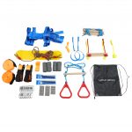 2 x 50ft Slacklines with Ninja Warrior 10pc Obstacle Course