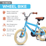 Little Nation 14" Pedal Bike - Blue, white - Image 3