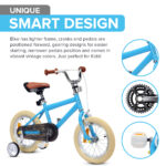 Little Nation 14" Pedal Bike - Blue, white - Image 4