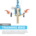 Little Nation 14" Pedal Bike - Blue, white - Image 6