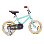 Little Nation 14" Pedal Bike - Green, White - Image 2