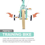 Little Nation 14" Pedal Bike - Green, White - Image 6