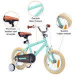 Little Nation 14" Pedal Bike - Green, White - Image 7