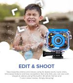 Waterproof Kids Action Camera - Blue - Image 5