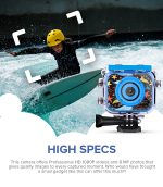 Waterproof Kids Action Camera - Blue - Image 9