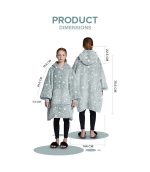 Hoodie Blanket Grey with Luminous stars - Image 4