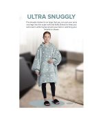 Hoodie Blanket Grey with Luminous stars - Image 7