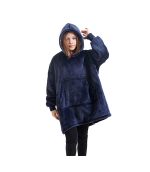 Hoodie Blanket Navy Blue