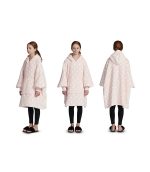 Hoodie Blanket Pink with speckles - Image 2