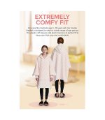 Hoodie Blanket Pink with speckles - Image 6