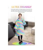 Hoodie Blanket Rainbow - Image 7