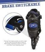 Roller Blades In-Line Skate Blue – Small (6 – 8 yo) - Image 9