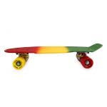 Mini Cruiser Skateboard - Red/Yellow/Green - Image 2