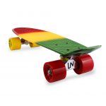 Mini Cruiser Skateboard - Red/Yellow/Green - Image 15