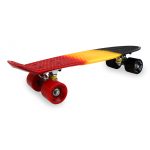 Mini Cruiser Skateboard - Black/Yellow/Red - Image 12