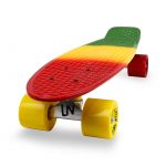 Mini Cruiser Skateboard - Red/Yellow/Green - Image 7