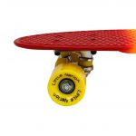 Mini Cruiser Skateboard - Red/Yellow/Green - Image 5