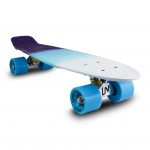 Mini Cruiser Skateboard - White/Blue