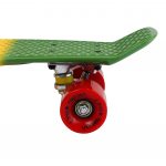 Mini Cruiser Skateboard - Red/Yellow/Green - Image 6