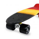 Mini Cruiser Skateboard - Black/Yellow/Red - Image 2