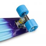 Mini Cruiser Skateboard - White/Blue - Image 5
