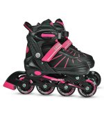 Roller Blades In-Line Skate Pink – Medium (9 – 13 yo) - Image 11