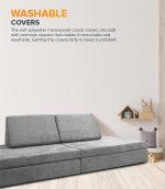 Play Couch Set – Dark Grey - Image 5