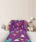 Flip-out Sofa Bed Purple Unicorn - Image 11