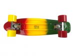 Mini Cruiser Skateboard - Red/Yellow/Green - Image 4