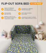 Flip-out Sofa Bed Yellow Truck - Image 5