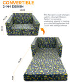 Flip-out Sofa Bed Yellow Truck - Image 6