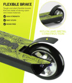 Stunt Scooter for 4 to 8 years old - Lime Green - Image 8