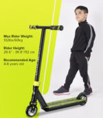 Stunt Scooter for 4 to 8 years old - Lime Green - Image 2