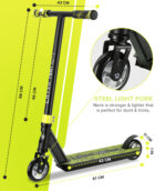 Stunt Scooter for 4 to 8 years old - Lime Green - Image 7