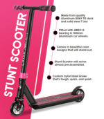 Stunt Scooter for 4 to 8 years old - Pink - Image 5