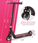 Stunt Scooter for 4 to 8 years old - Pink - Image 7