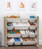 Toy Storage Maple with White Bins - Image 8