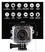Waterproof Kids Action Camera - Black - Image 4
