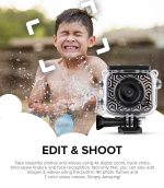 Waterproof Kids Action Camera - Black - Image 5