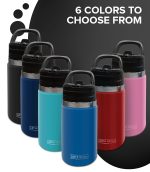 Kids Insulated Tumbler Drink Bottle - Black - Image 11