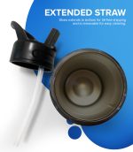 Kids Insulated Tumbler Drink Bottle - Light Blue - Image 6