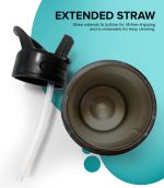 Kids Insulated Tumbler Drink Bottle - Green - Image 6