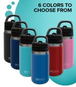 Kids Insulated Tumbler Drink Bottle - Green - Image 11