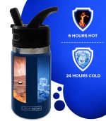 Kids Insulated Tumbler Drink Bottle - Dark Blue - Image 8
