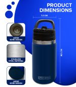 Kids Insulated Tumbler Drink Bottle - Dark Blue - Image 10