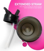 Kids Insulated Tumbler Drink Bottle - Light Pink - Image 6