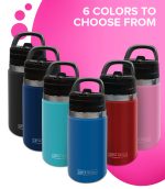 Kids Insulated Tumbler Drink Bottle - Light Pink - Image 11