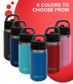 Kids Insulated Tumbler Drink Bottle - Red - Image 11